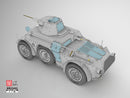 Lanmo Model MM35005 1/35 WWII Italian Autoblinda AB 41 Armored Car