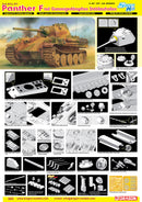 Dragon 6403 1/35 Sd.Kfz.171 PANTHER F mit GUMMIGEDAMPFTEN STAHLLAUFROLLEN