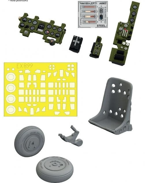 Eduard 644189 1/48 A6M3 Zero Detail Set (EDU kit) LööKplus