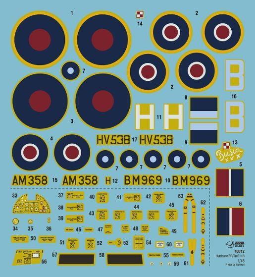 Arma Hobby 40012 1/48 Hawker Hurricane Mk IIb Reconnaissance