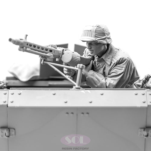 Sol Resin Factory MM640 1/16 WWII German Infantry MG42 Rear Sd.Kfz 251