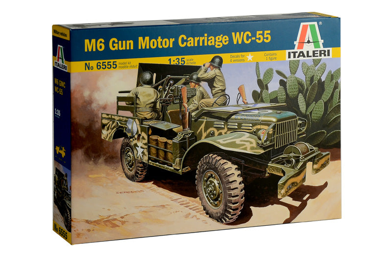 Italeri 6555 1/35 M6 GUN MOTOR CARRIAGE WC-55