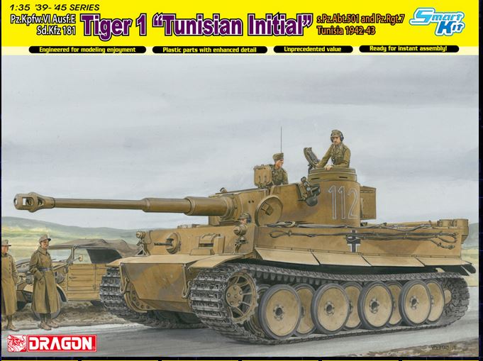 Dragon 6608 1/35 PzKpfw.VI Ausf.E Sd.Kfz 181 Tiger 1 "Tunisian Initial"