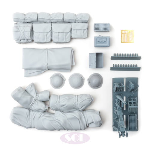 Sol Resin Factory MM665 1/16 WWII SET C Accessories Set for M10 ACHILL