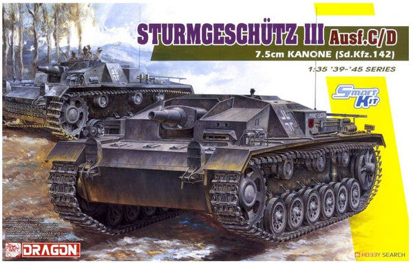 Dragon 6851 1/35 Sturmgeschütz III Ausf. C/D 7.5cm KANONE (Sd.Kfz. 142)