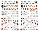 Uschi Van Der Rosten UV1039 Splatter. Stains & Drops Special Effects Decals