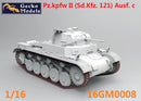 Gecko Models 16GM0008 1/16 Pz.kpfw II (Sd.Kfz. 121) Ausf. A-B-C