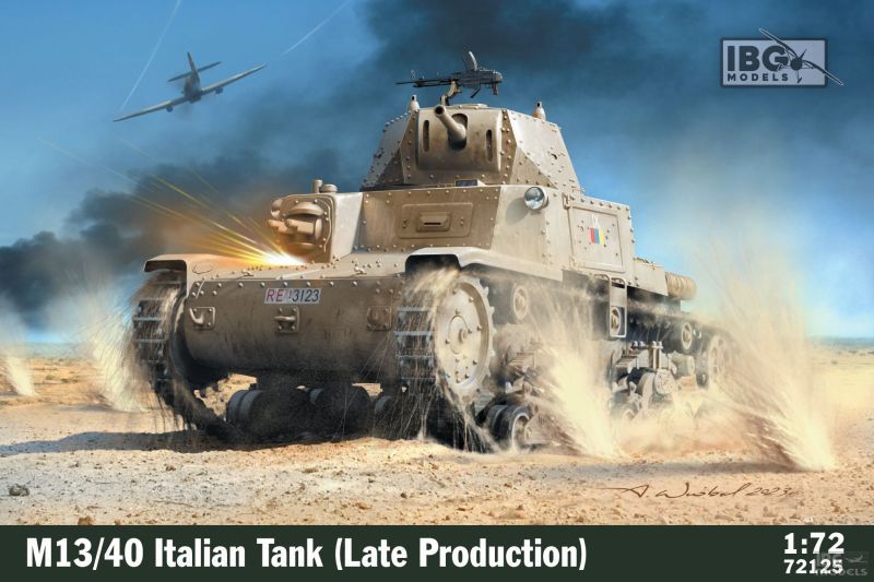 IBG 72125 1/72M13/40 Italian Tank Late prod.