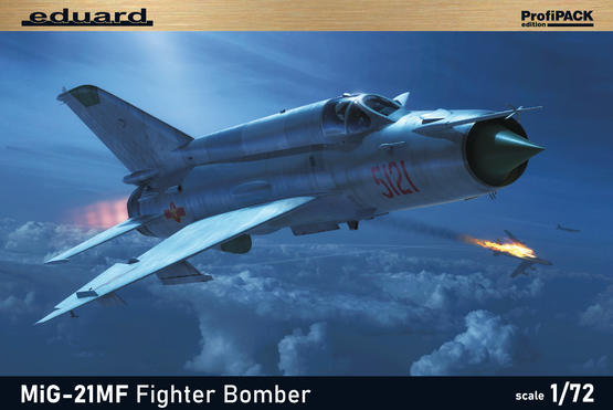 1/72 Eduard MiG-21MF Fighter Bomber  -Profipack-