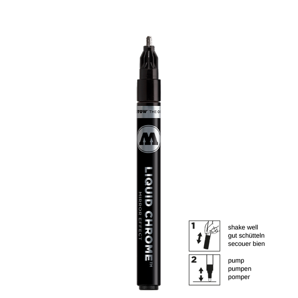Molotow  703102 Liquid Chrome‚Ñ¢ Marker - 2mm