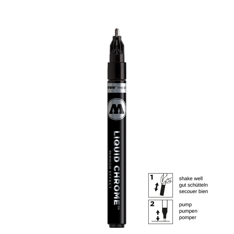 Molotow  703102 Liquid Chrome‚Ñ¢ Marker - 2mm