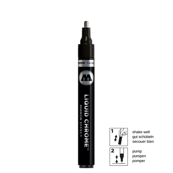 Molotow 703103  Liquid Chrome‚Ñ¢ Marker - 4mm