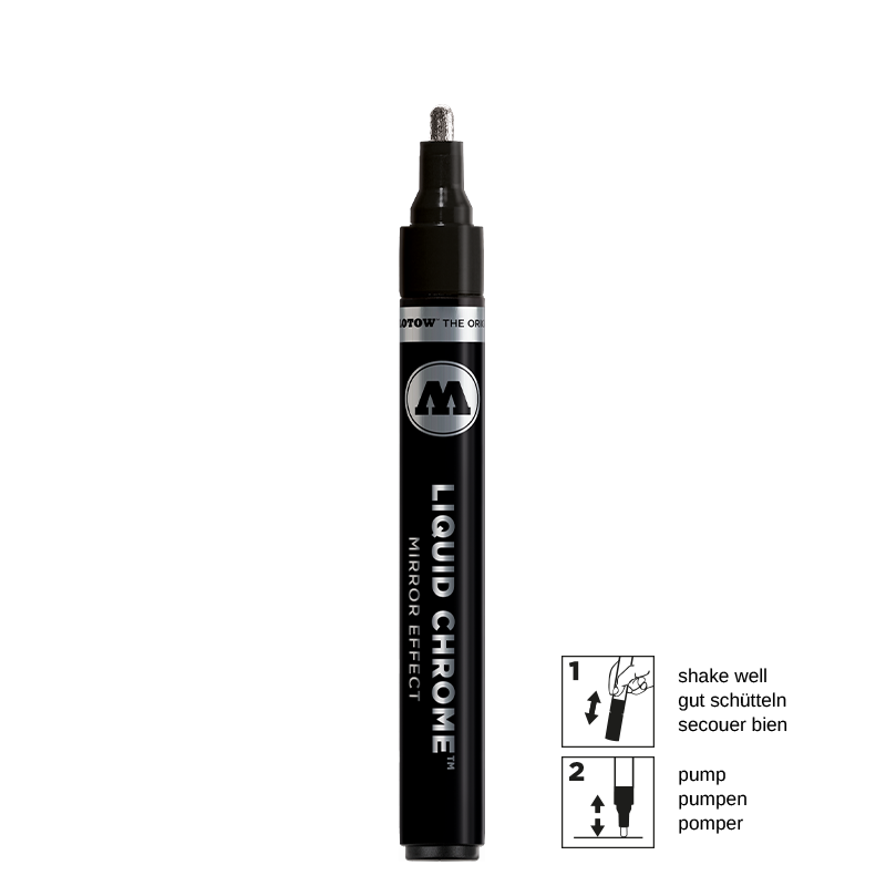 Molotow 703103  Liquid Chrome‚Ñ¢ Marker - 4mm