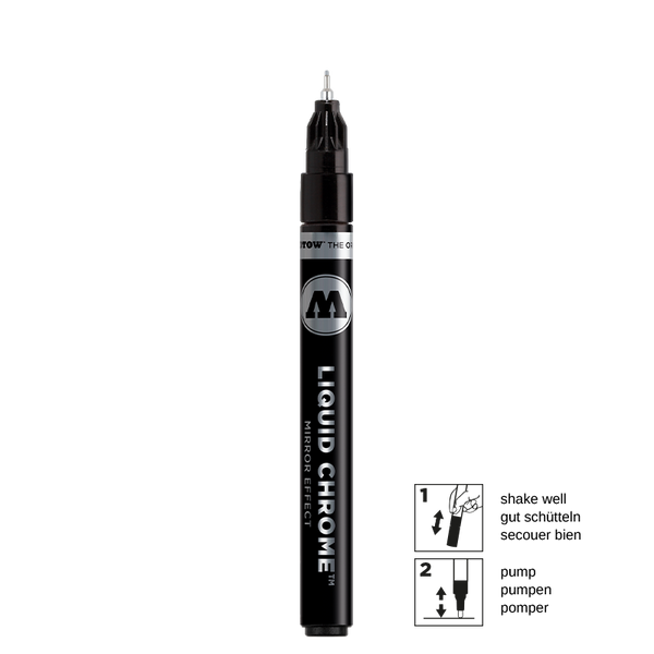 Molotow 703101 Liquid Chrome‚Ñ¢ Marker - 1mm