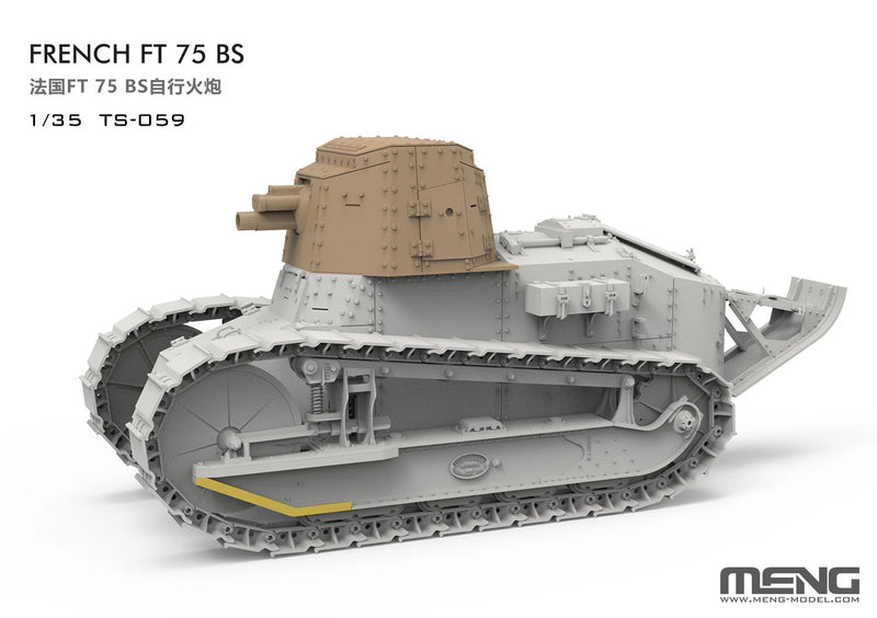 Meng TS059 1/35 French FT 75 BS (including resin parts)