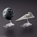 BANDAI 1207  STAR WARS Death Star II and Imperial Star Destroyer,