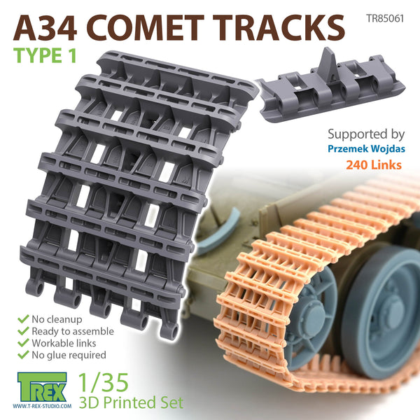 T-Rex 85061 1/35 A34 Comet Tracks Type1
