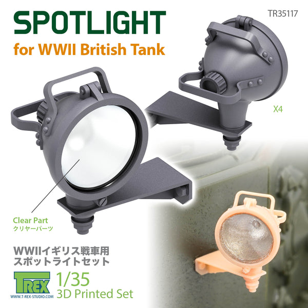 T-Rex 35117 1/35 Spotlight for WWII British Tank