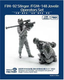 Magic Factory 7501 1/35 Magic Factory FIM-92 Stinger / FGM-148 Javelin Operators Figure Set
