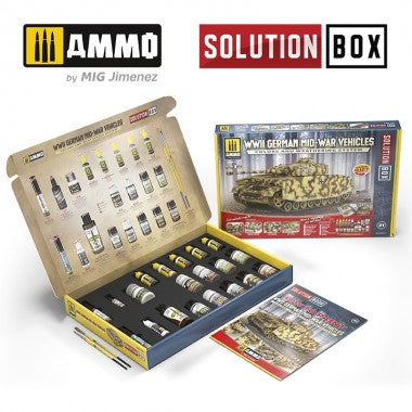 AMMO by Mig 7727 WWII German Mid War Vehicles Solution Box