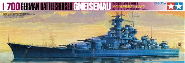 Tamiya 77520 1/700 German Battleship Gneisenau