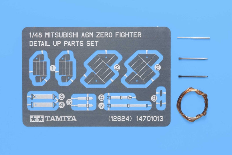 Tamiya 12624 1/48 Mitsubishi A6M Zero Photo Etch Parts