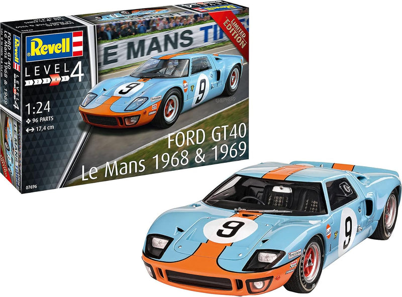 Revell 7696 1/24 Ford GT 40 Le Mans 1968/69