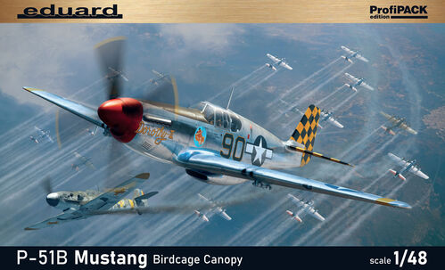 Eduard 82107 1/48 P-51B Mustang Birdcage Canopy - The ProfiPACK Edition