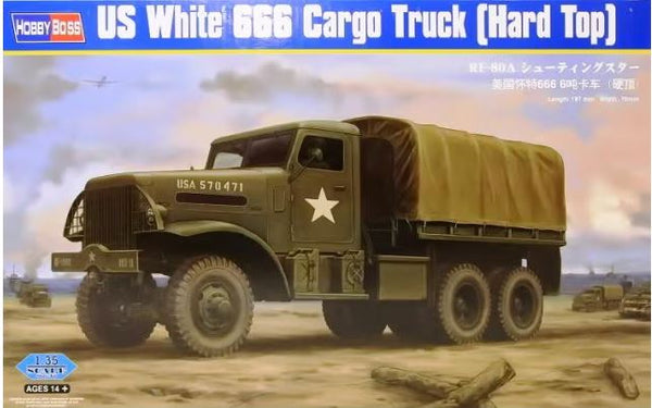 Hobby Boss 83801 1/35 White 666 Cargo (Hard Top)