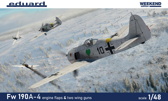 Eduard 84117 1/48 Fw 190A-4 w/ engine flaps & 2-gun wings