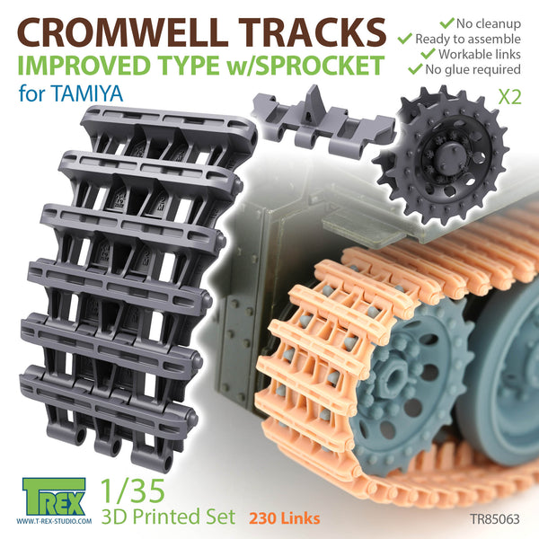 T-Rex 85063 1/35 Cromwell Tracks Type 1 (for Tamiya)