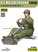 Jason Studios 16011 1/16 U.S. M8 Greyhound crew driver