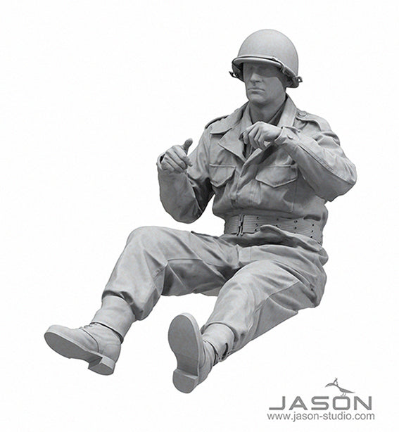 Jason Studios 16011 1/16 U.S. M8 Greyhound crew driver