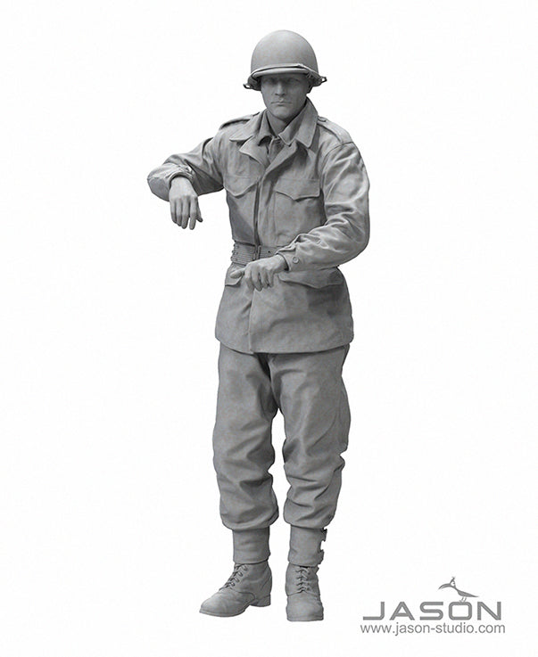 ***PREORDER - NOT IN STOCK *** Jason Studios 16012 1/16 U.S. M8 Greyhound crew gunner *** PREORDER ***