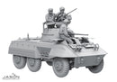 Jason Studios 16009 1/16 M8 Greyhound crew 4 resin figures