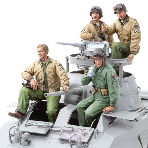 COMING SOON! Sol Resin Factory MM716 1/16 WWII U.S. Army M8 CREW 4 FIGURES