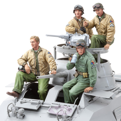 Sol Resin Factory MM716 1/16 WWII U.S. Army M8 CREW 4 FIGURES