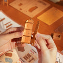 Robotime DG164 Corner Bookstore DIY Miniature House Kit