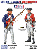 ***PREORDER - NOT IN STOCK Andy's Hobby Headquarters 16011 1/16 CONTINENTAL ARMY SOLDIER AND BRITSH REDCOAT LIMITED EDITION SET