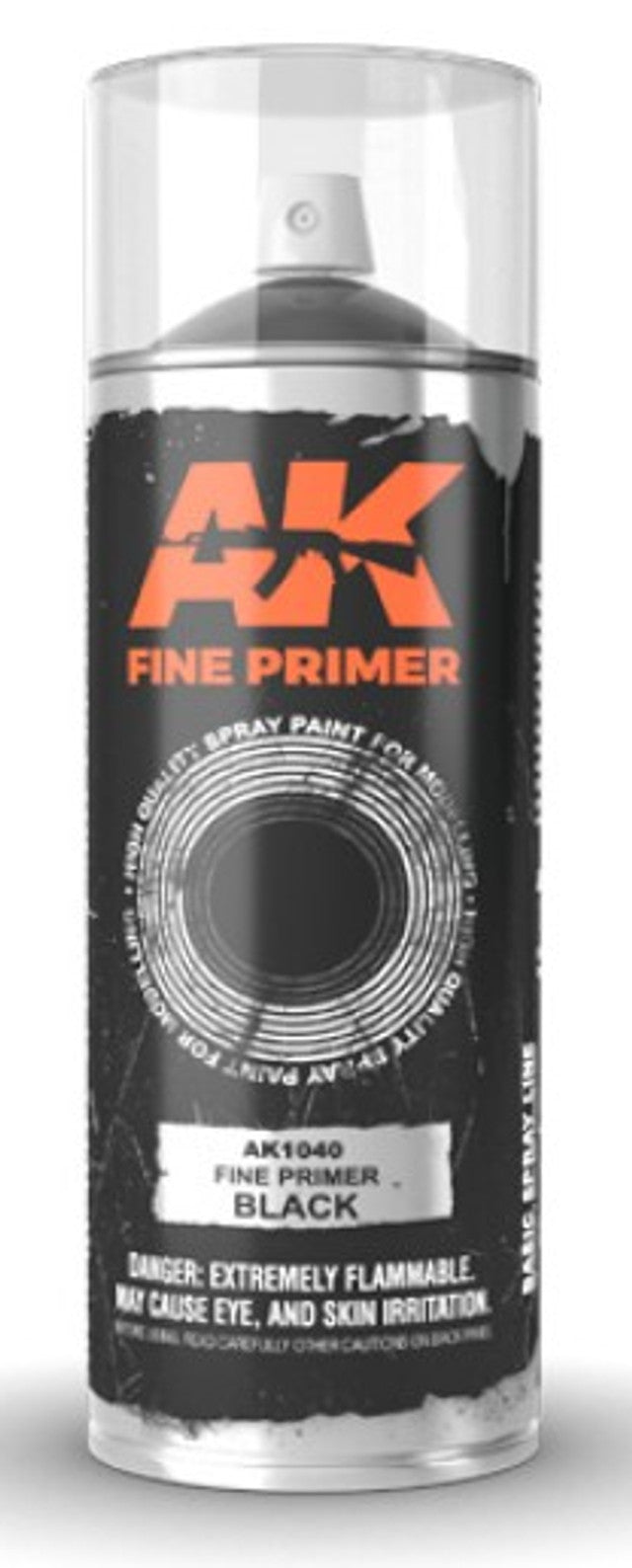 AK Interactive 1040 BLACK Fine Primer Spray - 200ml