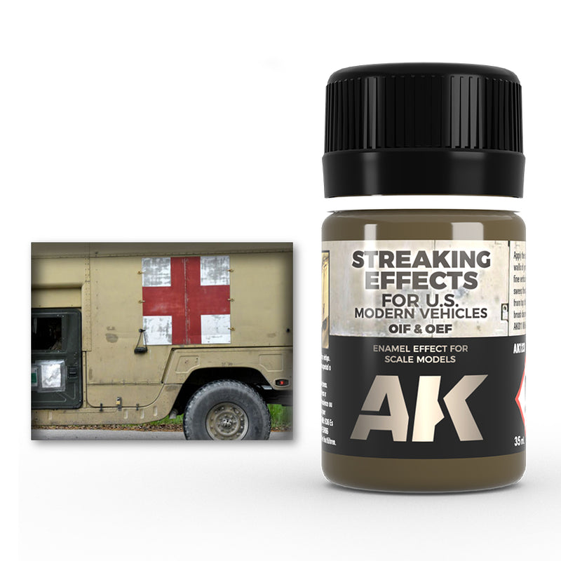 AK Interactive 123 Streaking Effect for OIF & OEF Modern US Vehicles