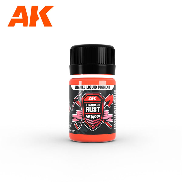 AK Interactive 14001 Standard Rust - Enamel Liquid Pigment