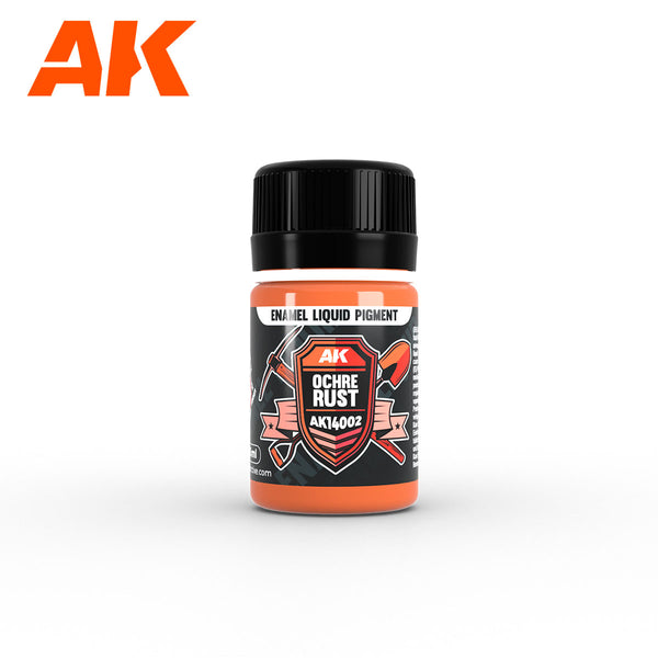 AK Interactive 14002 Ochre Rust - Enamel Liquid Pigment