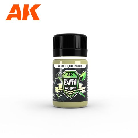 AK Interactive 14009 Light European Earth -  Enamel Liquid Pigment