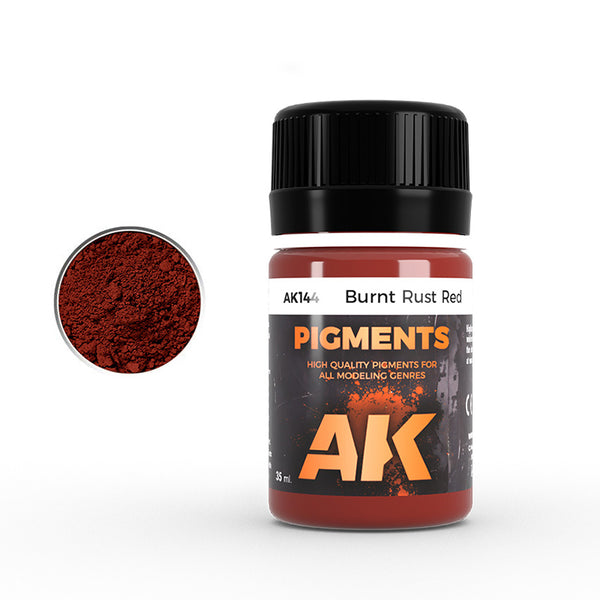 AK Interactive 144 Burnt Rust Red