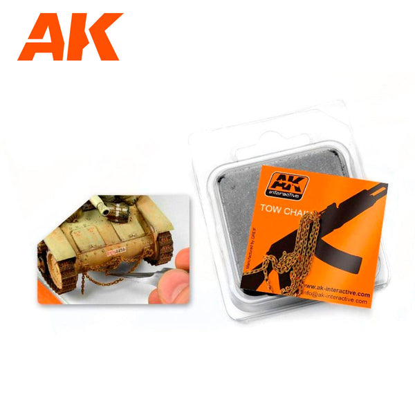 AK Interactive 230 Rusty Tow Chain - Medium