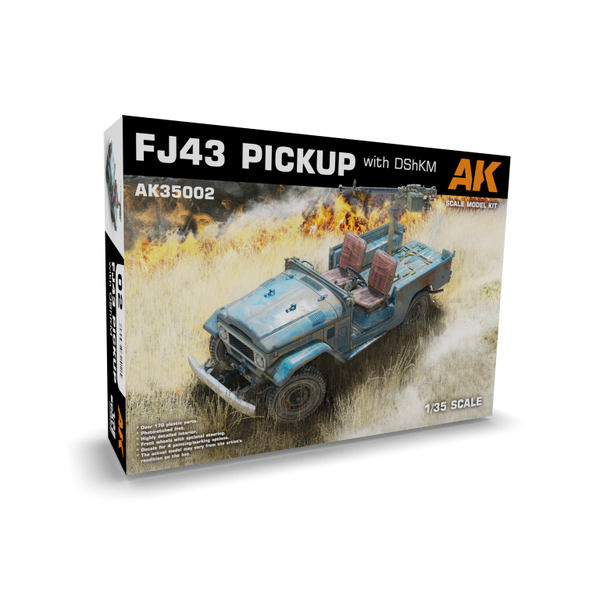 AK Interactive 35002 1/35 FJ43 PICKUP WITH DSHKM
