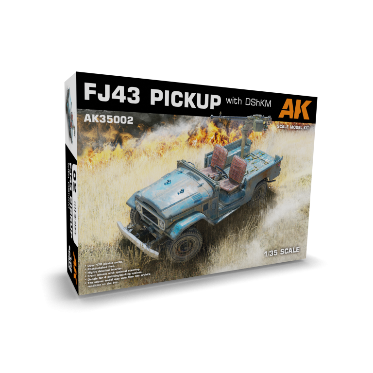 AK Interactive 35002 1/35 FJ43 PICKUP WITH DSHKM