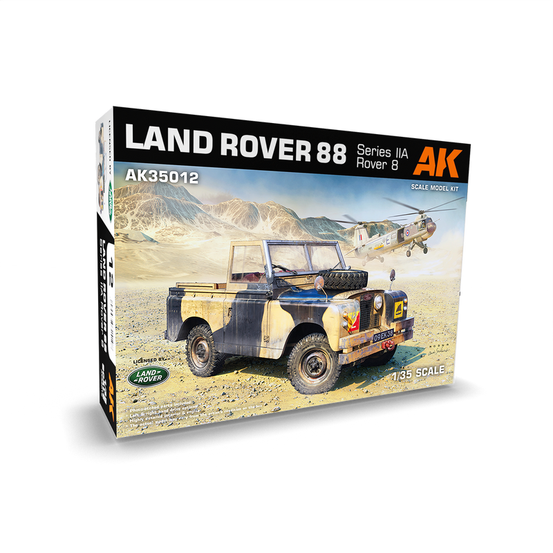 AK Interactive 35012 1/35 LAND ROVER 88 SERIES IIA ROVER 8