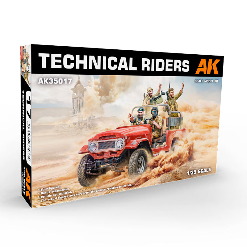 AK Interactive 35017 1/35 TECHNICAL RIDERS